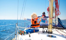 kids on weekend sailboat trip